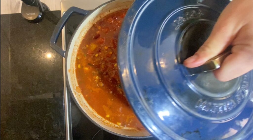 Hearty Bison Chili Recipe with Roasted Vegetables - The Sweet, Simple