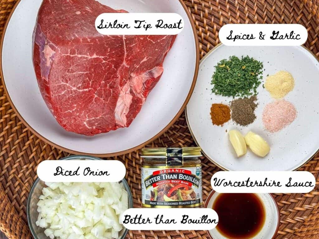 Fall Apart Sirloin Tip Roast Recipe in the Slow Cooker