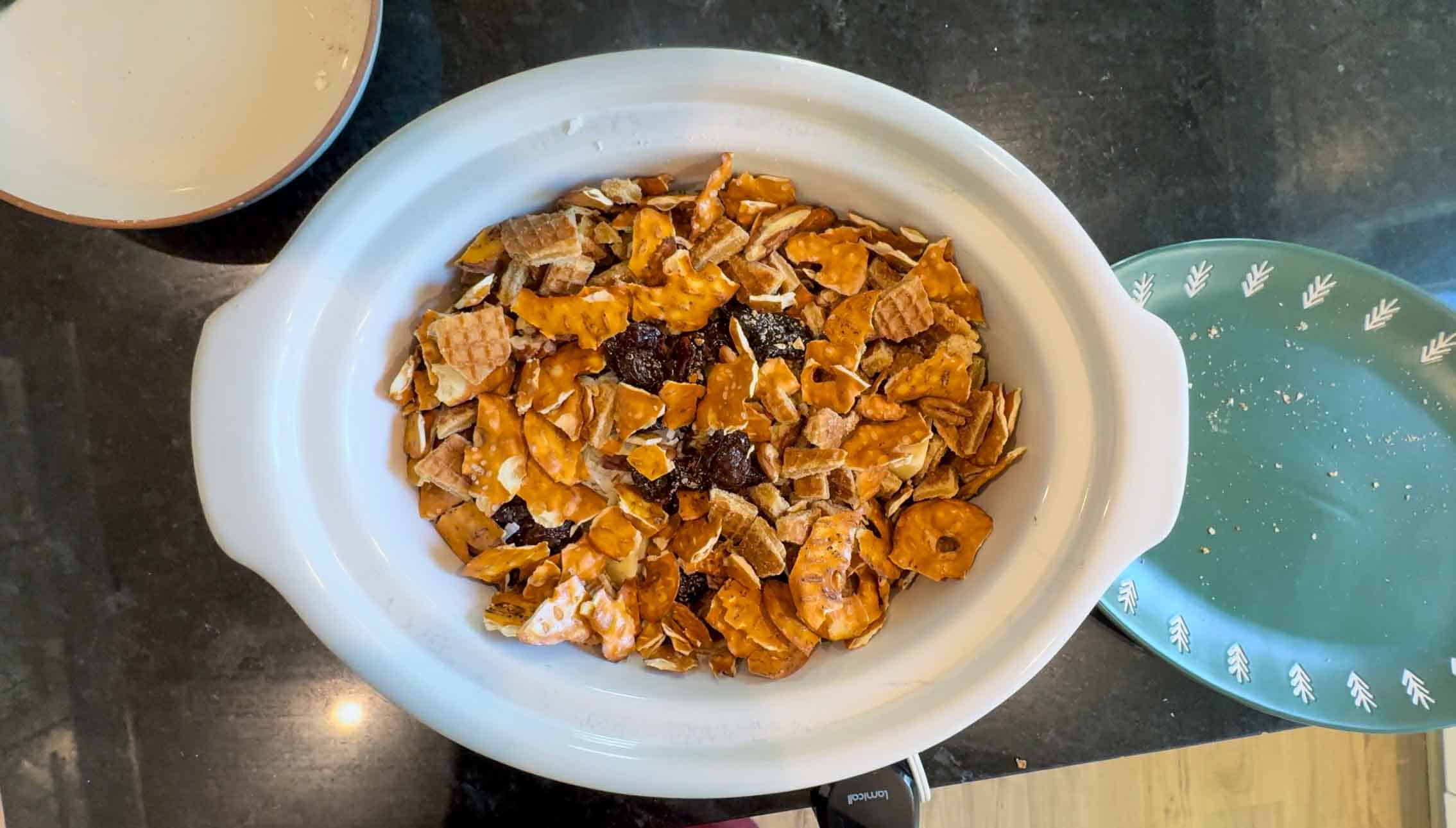 crockpot christmas crack ingredients inside crockpot.